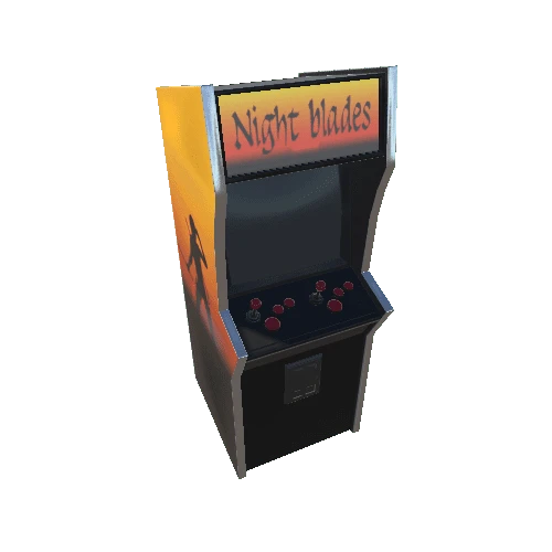 Arcade Machine Night Blades